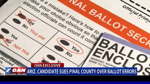 Gov. Violated election laws Again: Ariz. candidate sues Pinal County over ballot errors