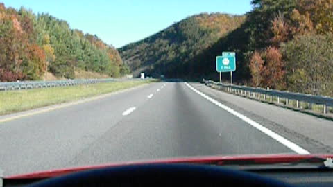 Driving thru the Mountains