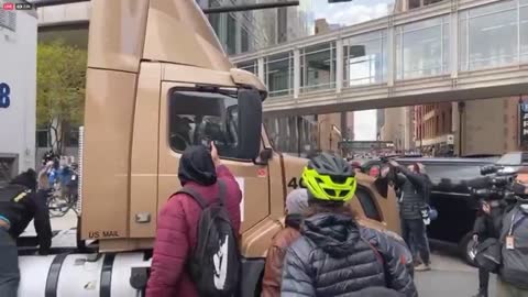 BLM Mob Attacks Truck Minutes After Verdict They Threatened Rioting For