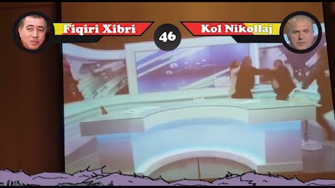 The epic punch between Fiqiri Xibri and Kole Nikolles