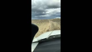 Range Rover on a bad road in Iceland.2