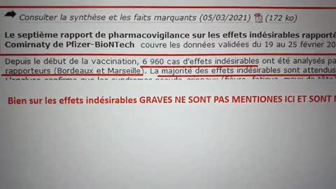 Dr Denis Agret 25% de cas graves chez les vaccinés, cachés au publique !