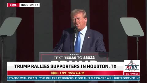 FULL EVENT - President Donald J. Trump delivers remarks in Houston, Texas - 11/2/23