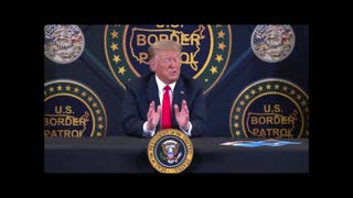 President Trump Full Speech 200th Mile of Border Wall US Border Patrol