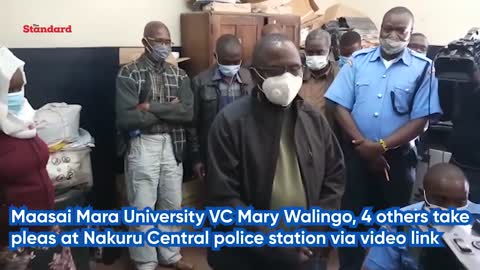 Mara University VC Mary Walingo,4 others take pleas at Nakuru Central police station via video link