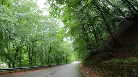 Explore Cerna Valley 4K #LOFI - Rainy Day - Ancient Roads 🏛️ - Romania - Chill Music