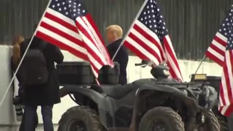 Trump Signs the Border Wall Near Alamo, Texas