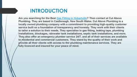 Looking for the best Gas Fitting in Hobartville