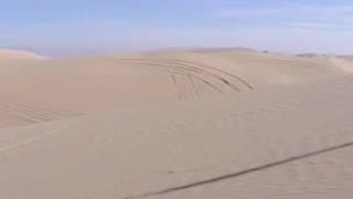 Sand Car Fly By