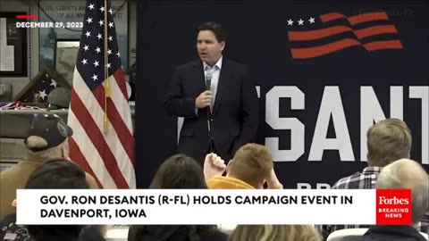 Ron DeSantis - Hamas Wants A 2nd Holocaust, Bible Says Land Belongs To Jews