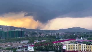 Tornado seen tearing through China's Heilongjiang