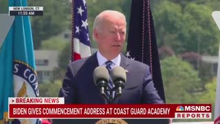 Biden Calls Coast Guard Cadets ‘DULL’ For Refusing to Applaud