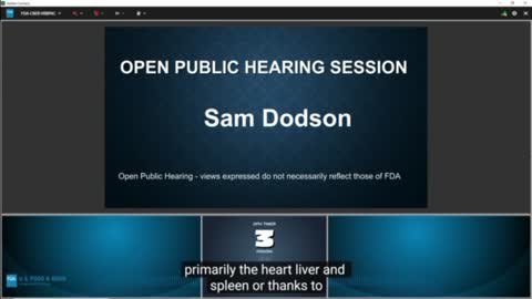 Sam Dodson to FDA: You Did Nothing!