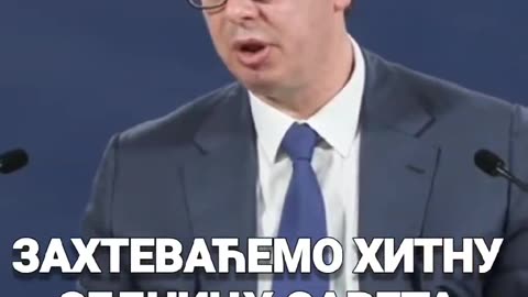 Aleksandar Vučić obećava da će zahtevati hitnu sednicu Saveta bezbednosti