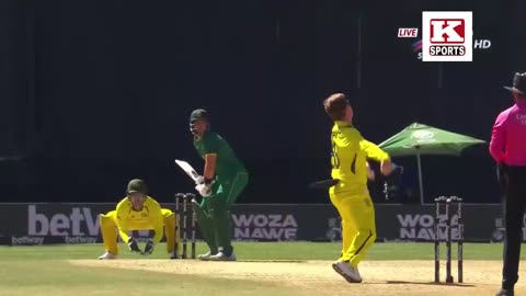 SOUTH AFRICA VS AUSTRALIA HIGHLIGHTS 1ST ODI 2023 _ AUS VS SA