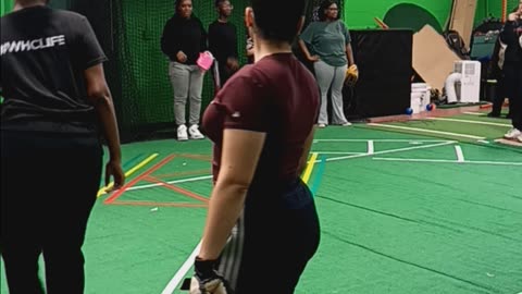 Softball training