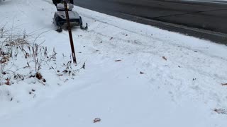 Snowmobile Jump Fail