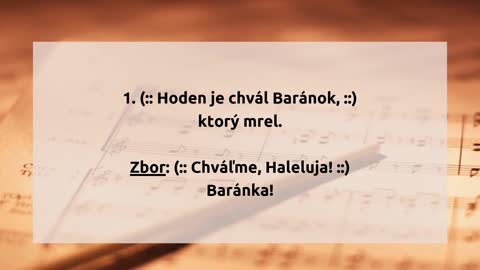 10. Hoden je chvál