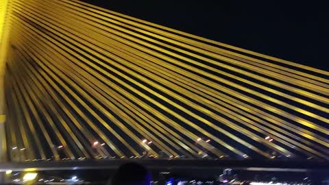 King Rama 9 Bridge in Bangkok