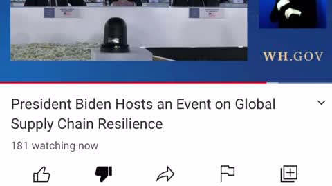 Wow! Joe Biden Holds Special Event at G20 on Supply Chain Resilience -- Only 181 Tune in to Watch it