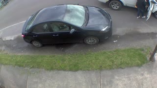 Neighbor Accidentally Backs Into Parked Car