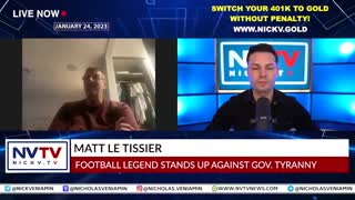 Football Legend Matt Le Tissier Stands Up Against Gov. Tyranny