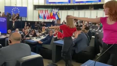 Interpretive Dancers RIDICULOUSLY Try To Entertain European Parliament