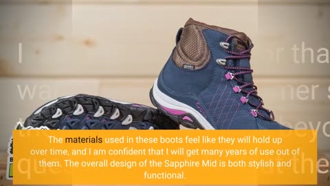 Real Feedback: Oboz Women's Sapphire Mid B-Dry Waterproof Hiking Boot