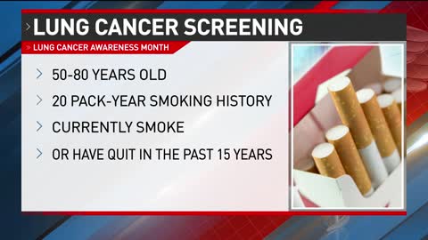 Lung Cancer Awareness Month begins; local healthcare providers suggest screening