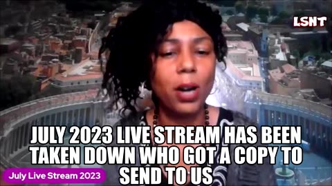 JULY 2023 LIVE STREAM HAS BEEN REMOVED! BY THEM - I NEED YOUR HELP