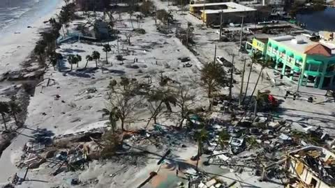 Hurricane Ian: Fort Myers Beach - Times Square Devastation