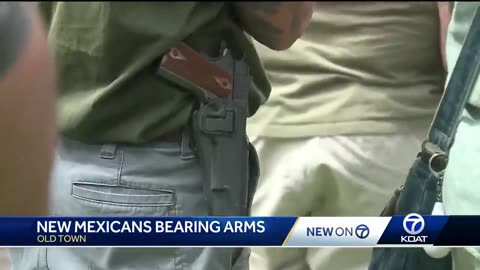 New Mexicans bearing arms against governor's order