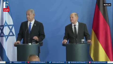 German Chancellor Olaf Scholz and Israeli PM Benjamin Netanyahu Joint Press Statement