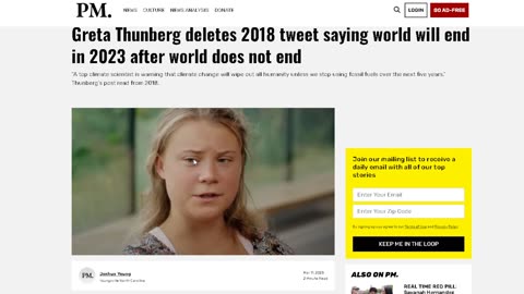 Greta Thunberg PANICS, DELETES TWEET Saying World Is Ending After It Doesn't.. The Truth EXPOSED