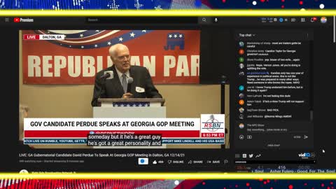 🔴LIVE: David Perdue Speaks In Georgia 🟠⚪🟣 The NPC Show