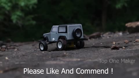 Jeep wrangler rubicon | make a rc jeep wrangler at home | innovative concept with % pipe