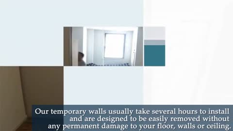 Temporary Walls NYC | Manhattan Temporary Pressurized Walls - 1daywall