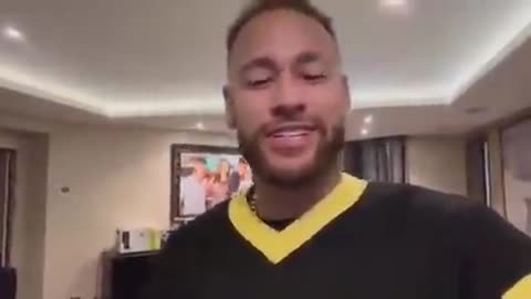 Neymar grava vídeo para agradecer visita de Bolsonaro em instituto