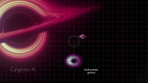 NASA Animation Sizes Up the Biggest Black Hole