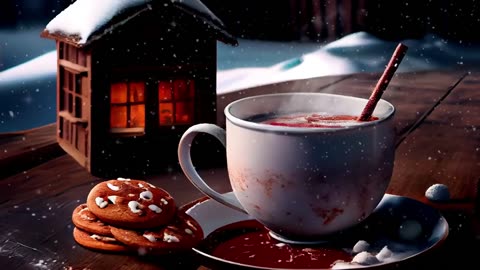 Cozy Coffee Shop Ambience | ☕☃️Latte, Lofi, Classical & Jazz Mix | Relaxing Vibes❄️☃️