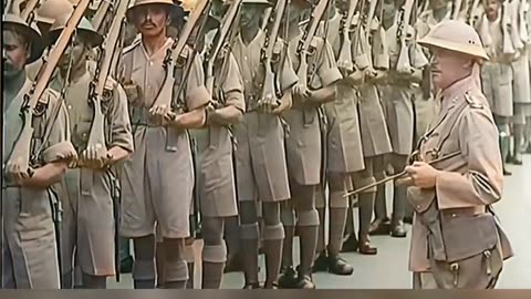 Indian soldiers in Yau Ma Tei in 1932