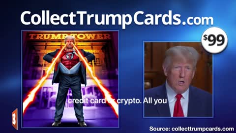 Trump Launches NFT Collection: "Trump Digital Trading Cards"