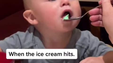 When the ice cream hits
