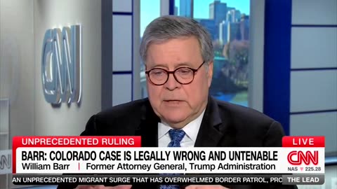 Bill Barr Picks Out His 'Core Problem' With Trump's Ballot Ruling