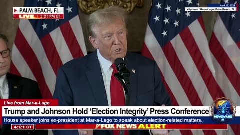 Trump and Johnson Hold ‘Election Integrity’ Press Conference