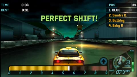 NFS Underground Rivals - Drag Race Event 5 Silver Difficulty Rerun(PPSSP HD)