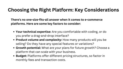 Confused About E-commerce Platforms? Watch THIS First!