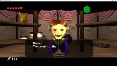 Ocarina of Time - Happy Mask Side Quest no. 1 The Keaton Mask.