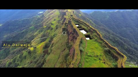 Rajgad Fort - Suvela Machi & Sanjivani Machi | Drone Shots