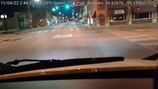 New dash cam software, Night time driving.